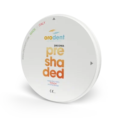 Zirconia Orodent Preshaded 1200 MPa – ORODENT leghe dentali s.r.l., Ceramic Materials