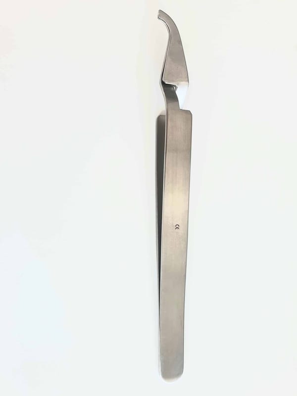 Bracketpinzette gebogen