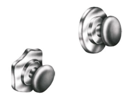 Boutons collants / Boutons linguaux carrés