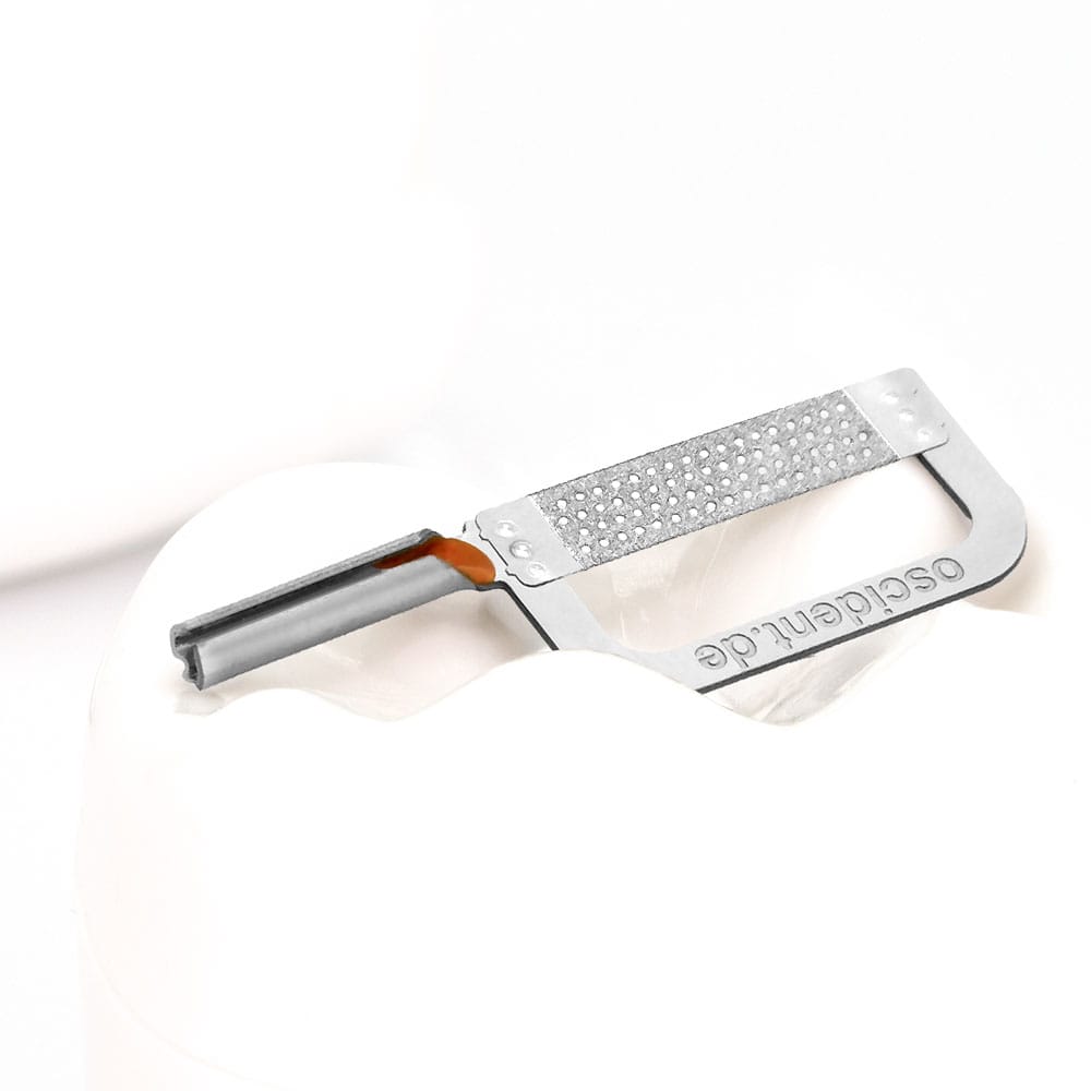 Strip 2.0 Braun - 0.30mm Blattstärke, 60ųm Körnung – oscident GmbH, Polishing Strips - Abrasive Strips