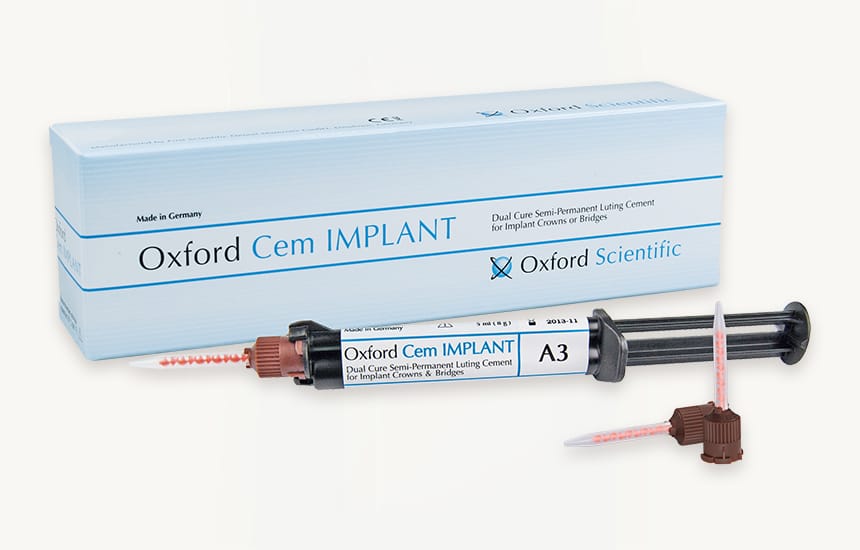 CemIMPLANT – First Scientific Dental Materials GmbH, Temporary Filling Materials