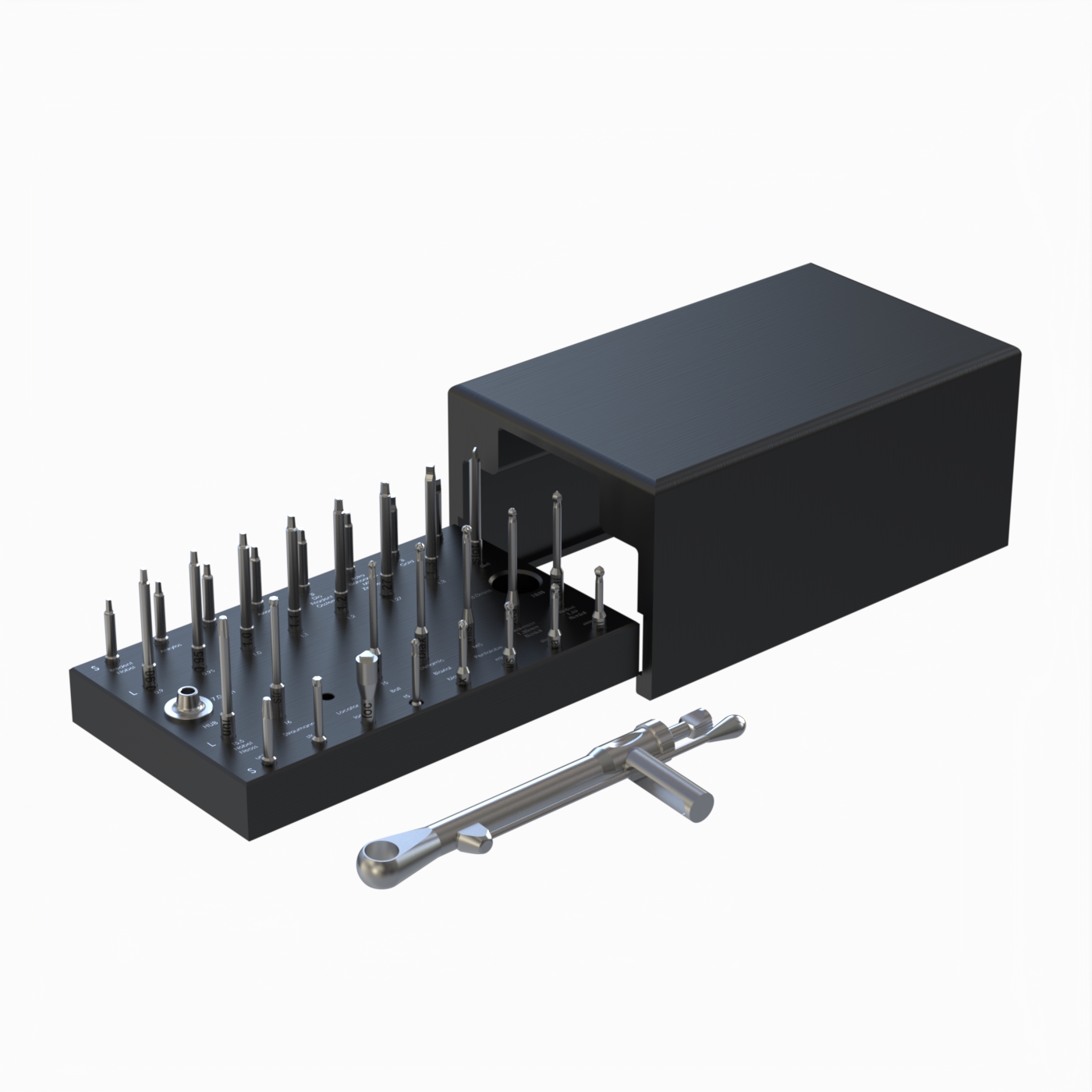Axium Screwdriver Set with Torque Wrench and Lid