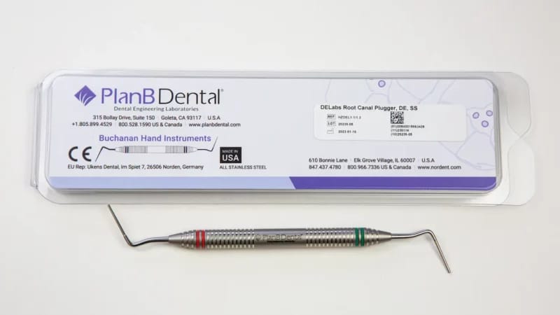 Fouloir endodontique en acier inoxydable mini-invasif Buchanan – PlanB Dental, Root Canal Treatment