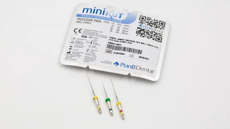 miniKUT Endodontic File Procedure Packs – PlanB Dental, Root Canal Treatment