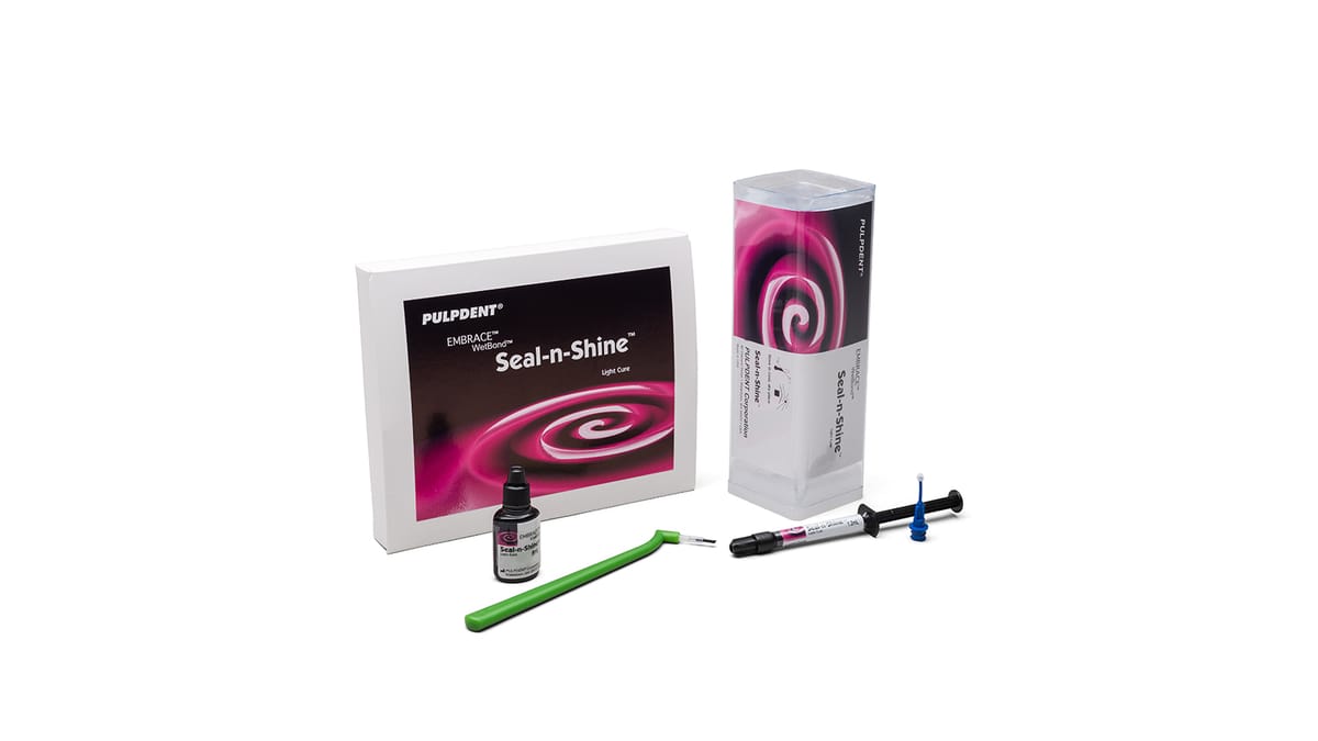 Embrace™ WetBond™ Seal-n-Shine™ – Pulpdent Corporation, Zahnreinigungs-Polierpasten und Zubehör