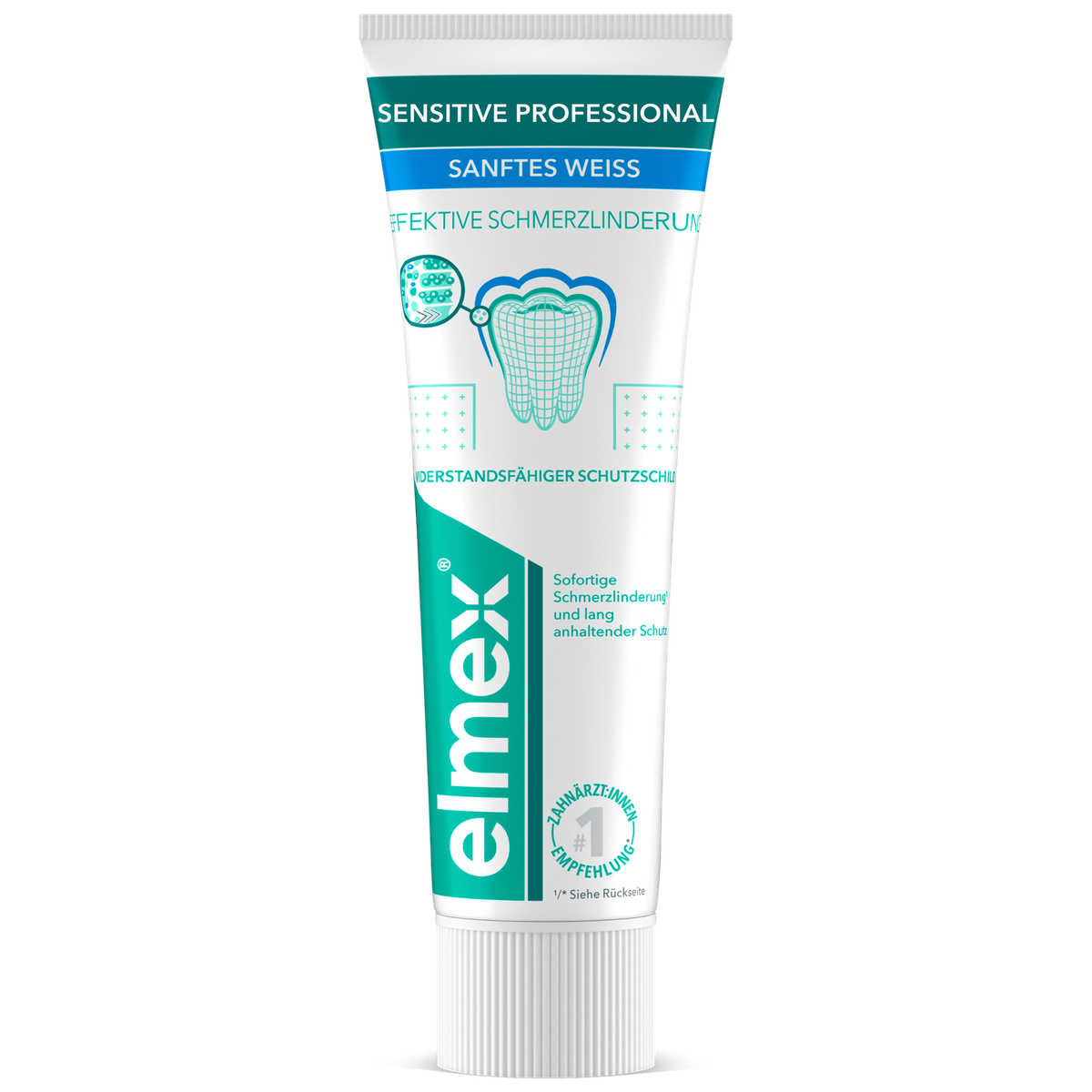 elmex SENSITIVE PROFESSIONAL SANFTES WEISS Zahnpasta 75ml – CP GABA GmbH, Toothpaste
