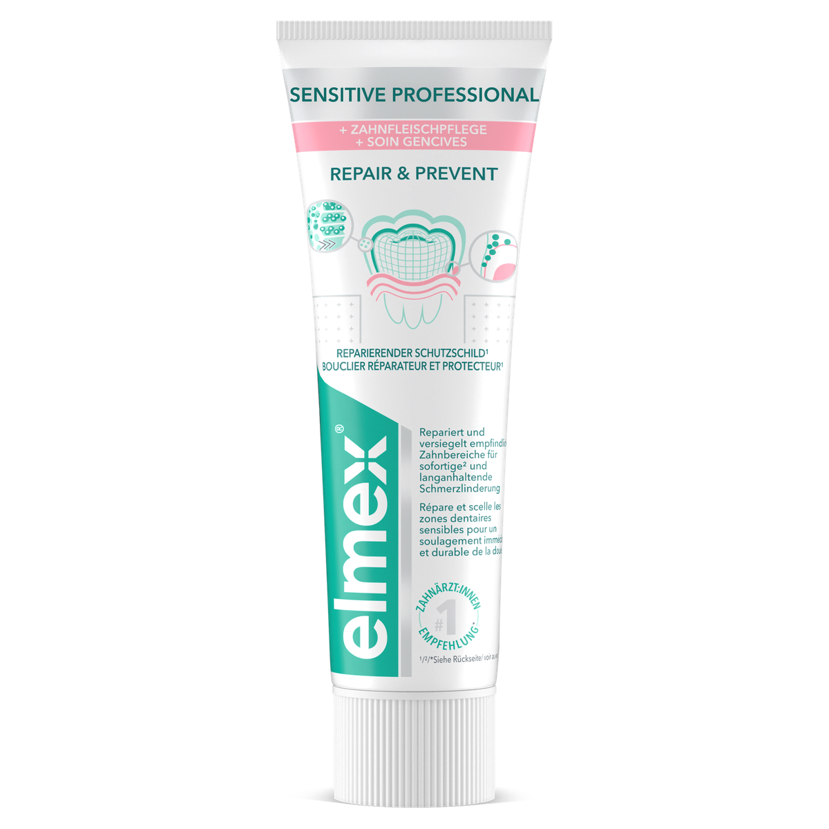 elmex® SENSITIVE PROFESSIONAL REPAIR & PREVENT Zahnpasta 75ml – CP GABA GmbH, Toothpaste