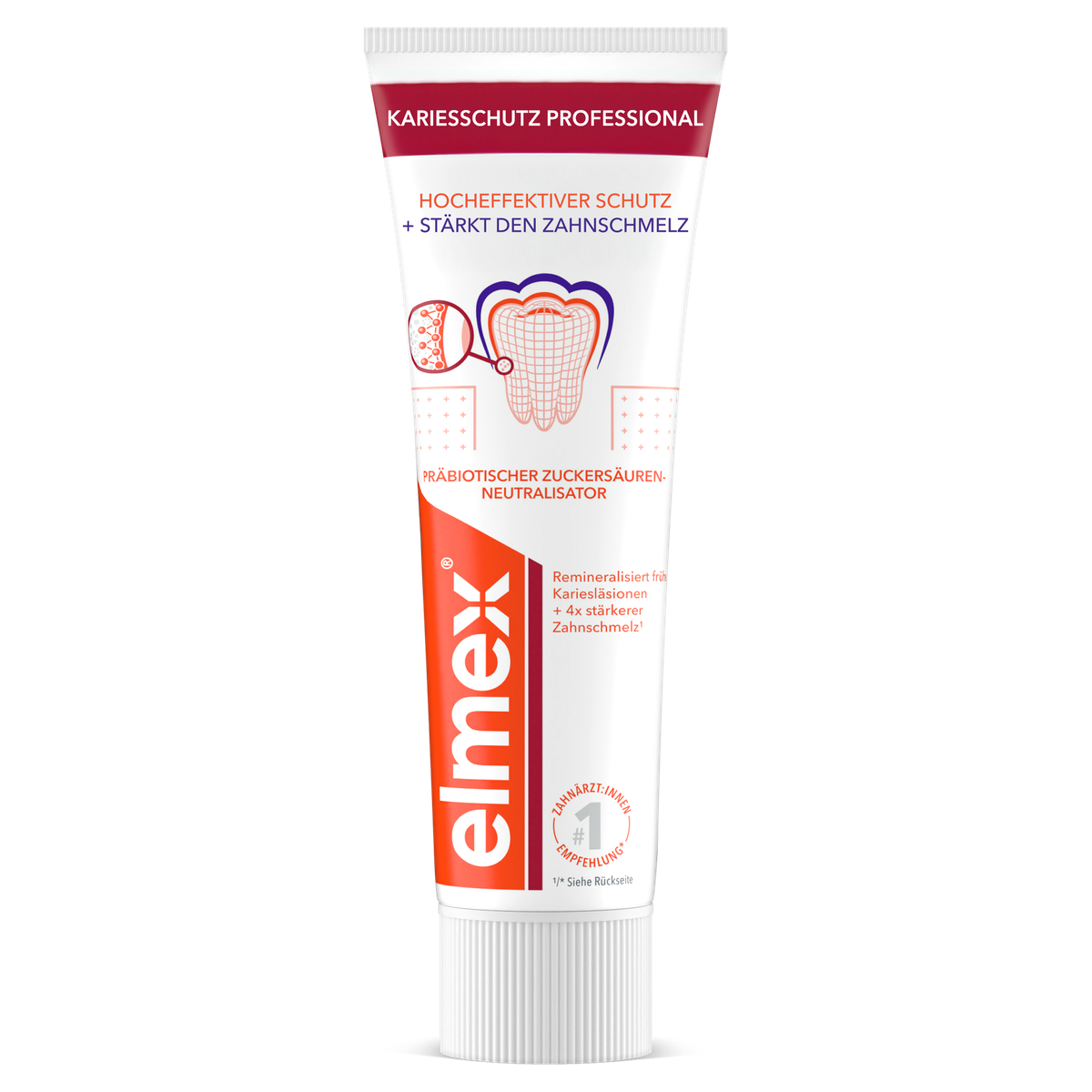elmex Zahnpasta Kariesschutz Professional 75 ml – CP GABA GmbH, Zahnpasta