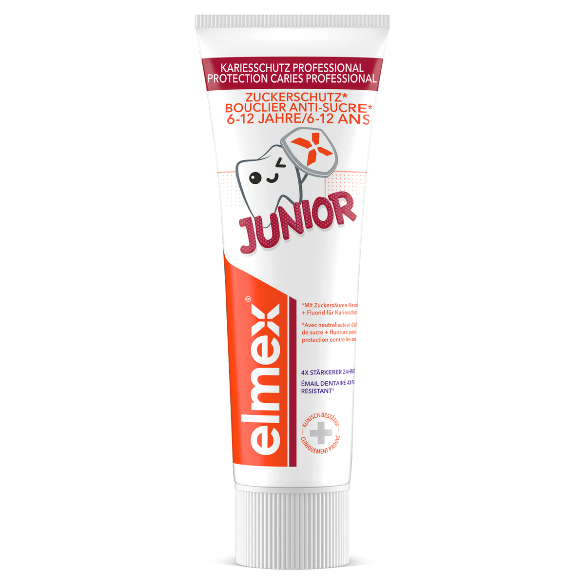 elmex® KARIESSCHUTZ PROFESSIONAL Junior Zuckerschutz Zahnpasta – CP GABA GmbH, Zahnpasta