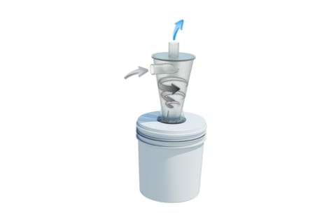 Cyclone Collector (Cyclonic Separation Strips Out Larger Particles) AA249