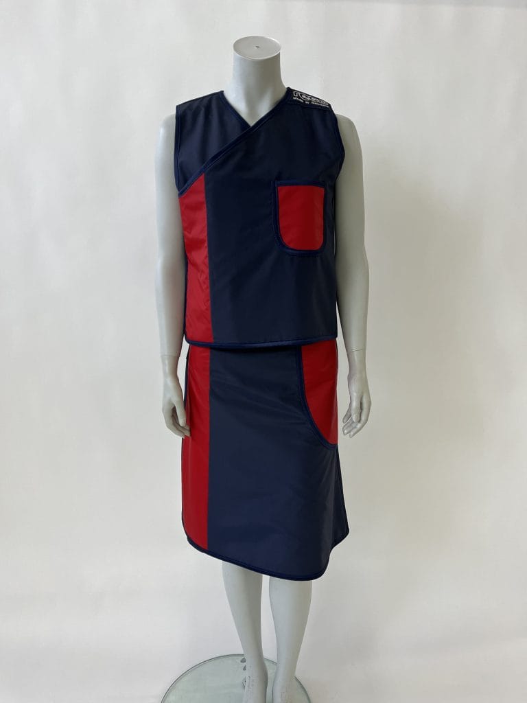 Kostüm - Weste/Rock Silver Line - Pb 0,50/0,25 mm Größe S – Rego X-Ray GmbH, Surgical Apparel