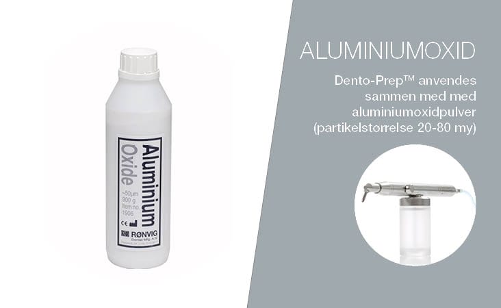 DENTO-PREP™ Aluminiumoxidpulver – Rønvig Dental Mfg. A/S, Strahlmittel