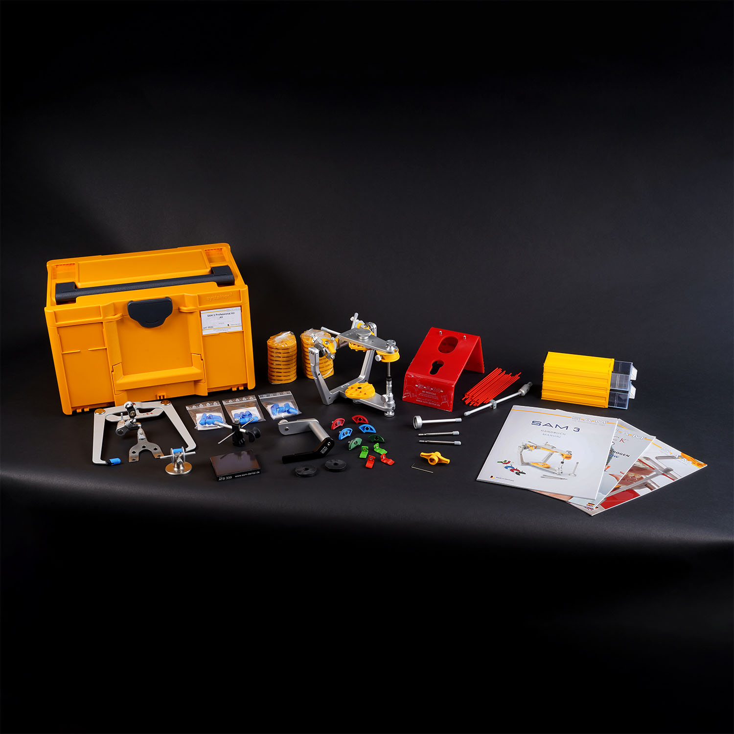SAM® 3 Artikulator Professional Kit, für Schraubmontageplatten-Systeme