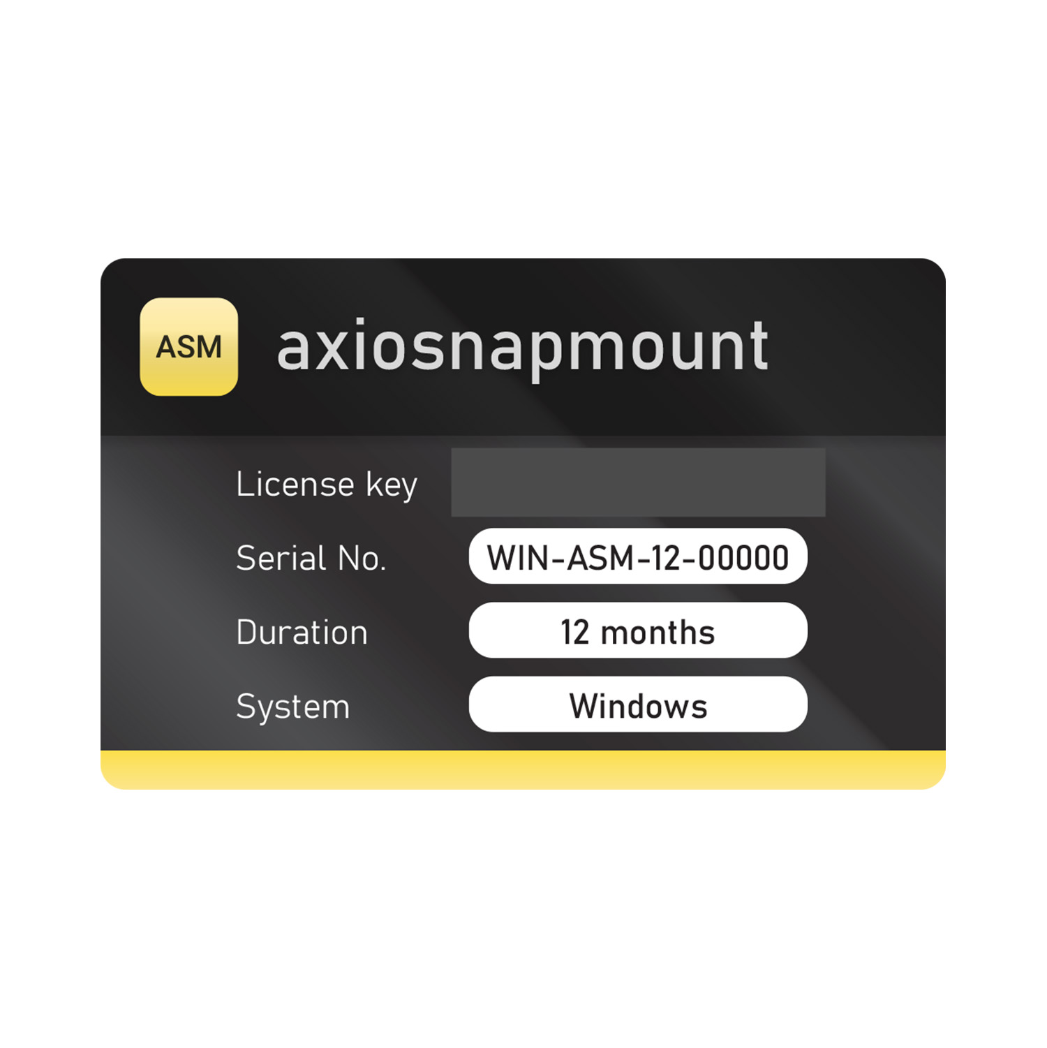 AxioSnapMount® Software-Lizenz, 12 Monate (Windows)