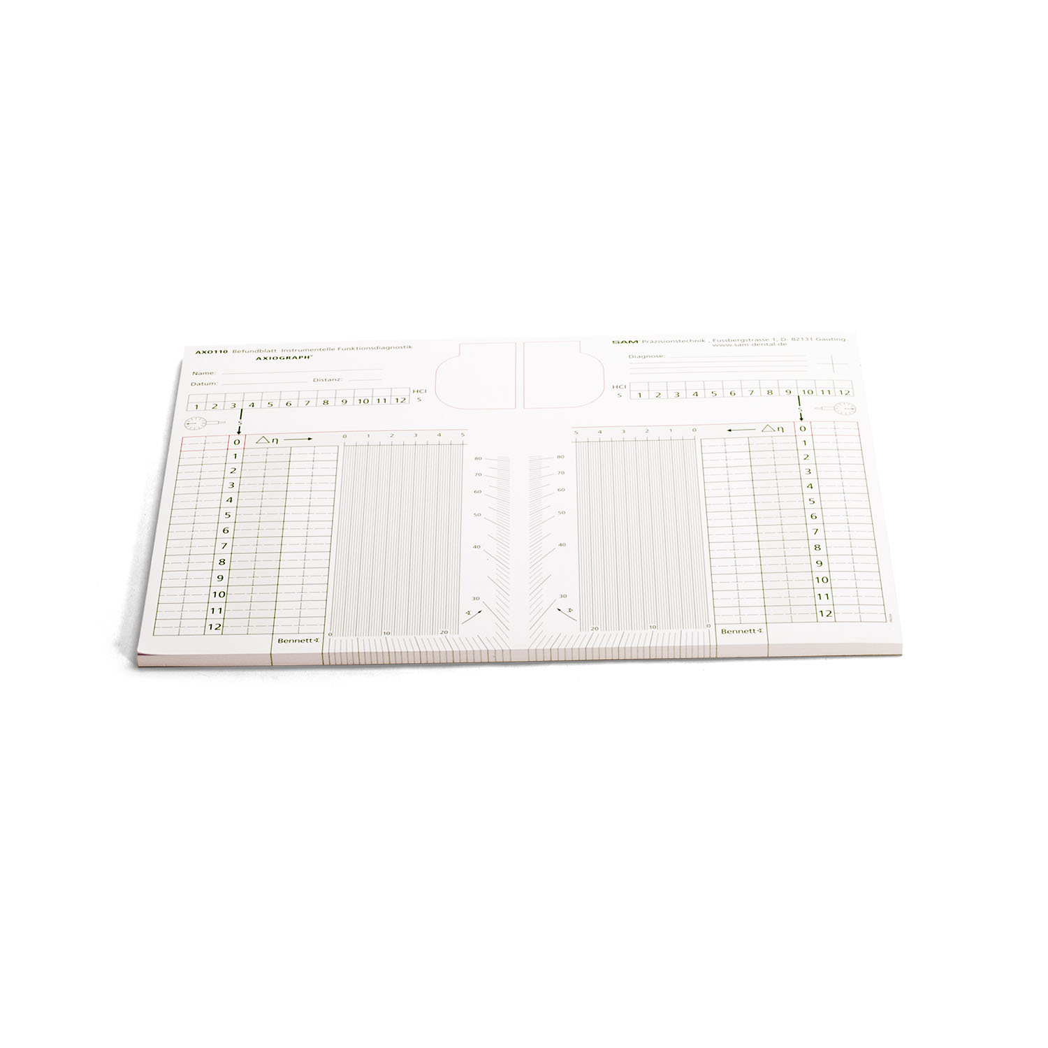 Befundblock AXIOGRAPH® (50 Blatt)