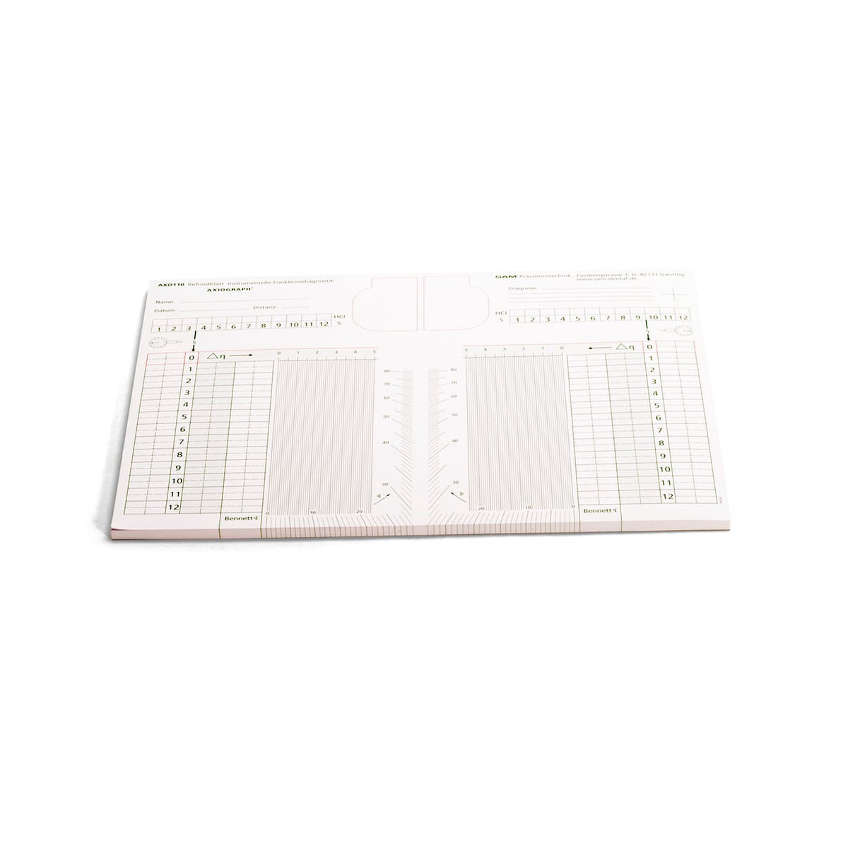 Befundblock AXIOGRAPH® (50 Blatt) – SAM