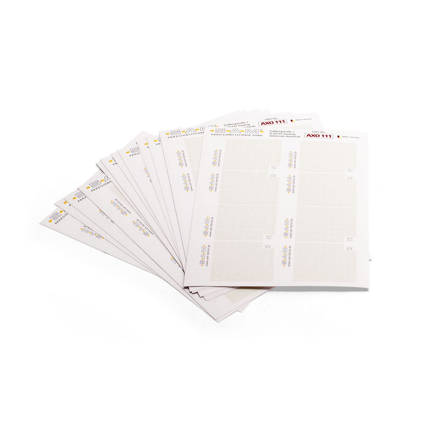Registrier-Etiketten grün (15 Blatt)