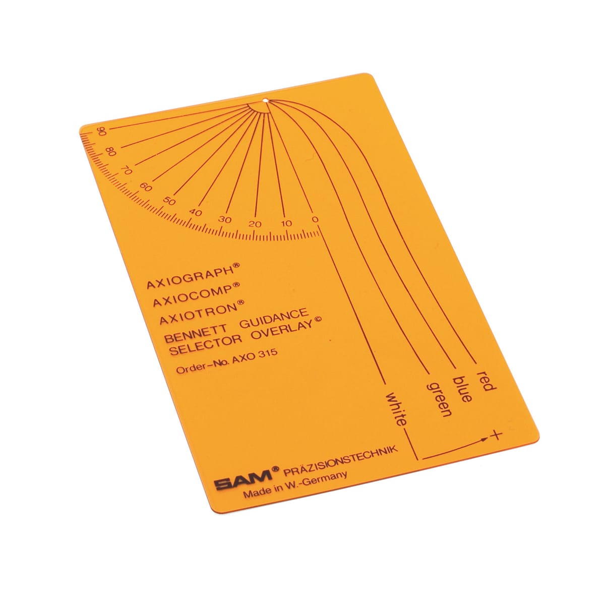 Bennett Einsatz Overlay mit Winkelmesser – SAM