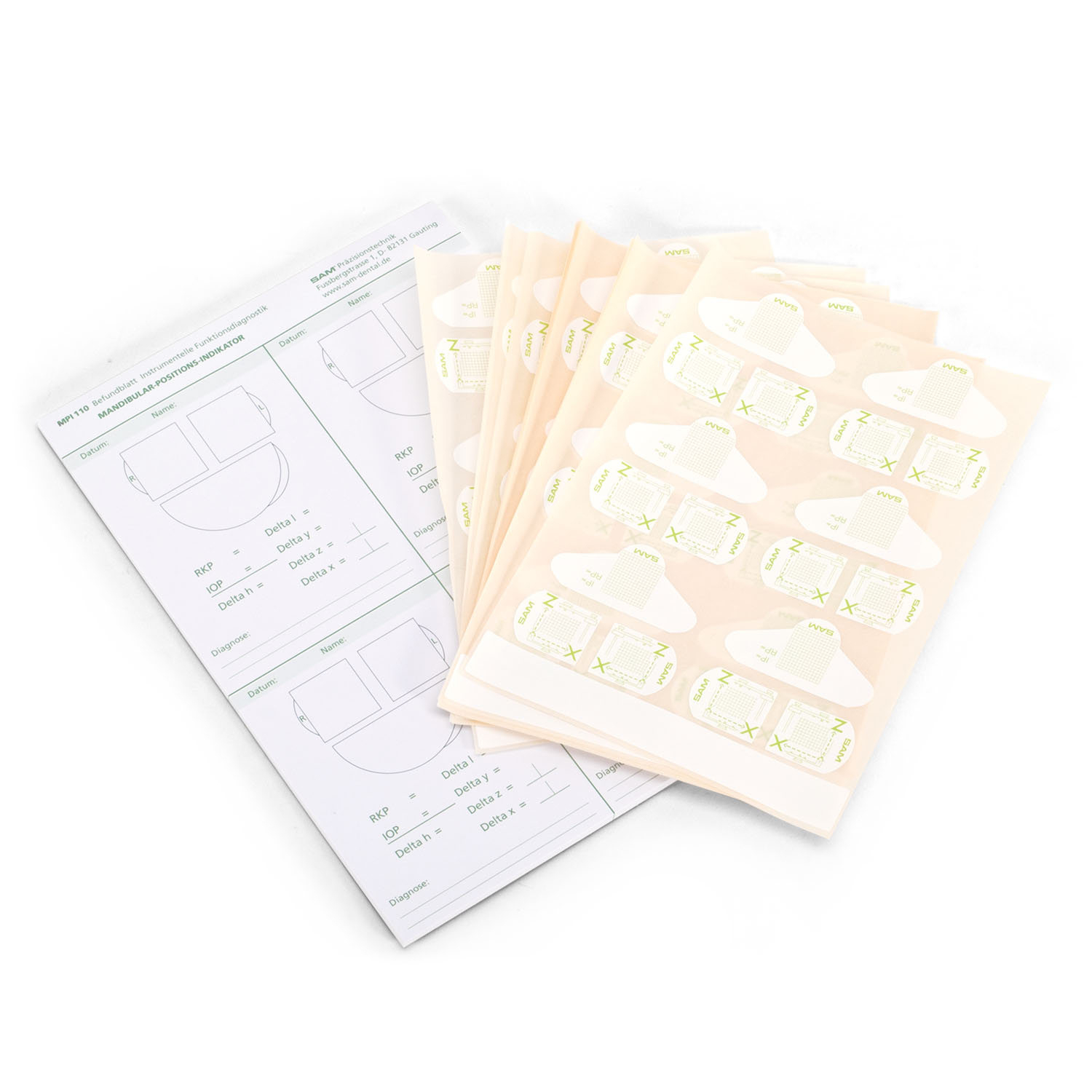 Registrieretiketten für MPI