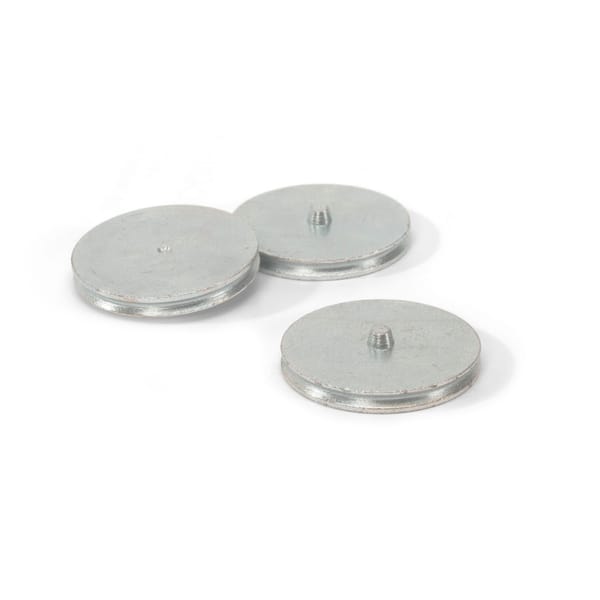 Haftplatten mit Rillenretention (50 Stk.)