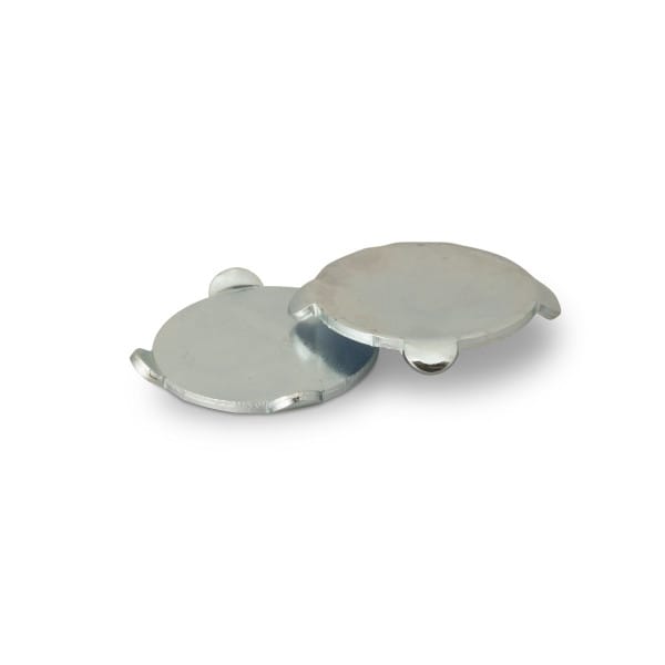 Retention discs - punched - galvanised - 100 pcs. 1460 0126 – Baumann Dental, Pins and Model Systems