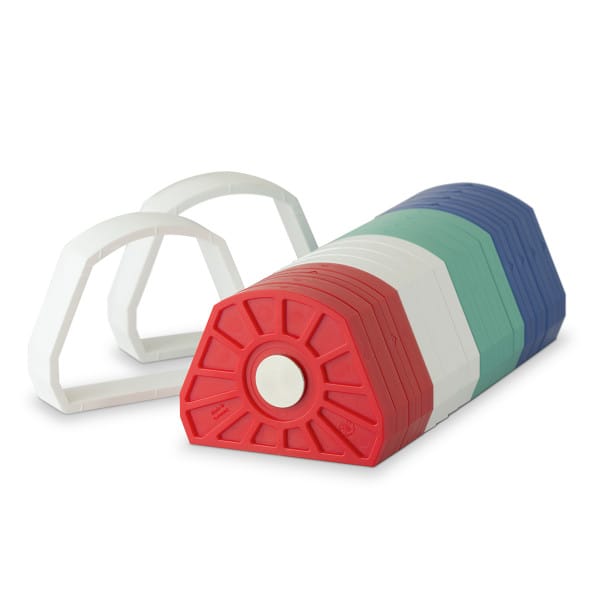 Duett plates course kit, 4 x 4 pcs. incl. 2 cuffs 1410 0682