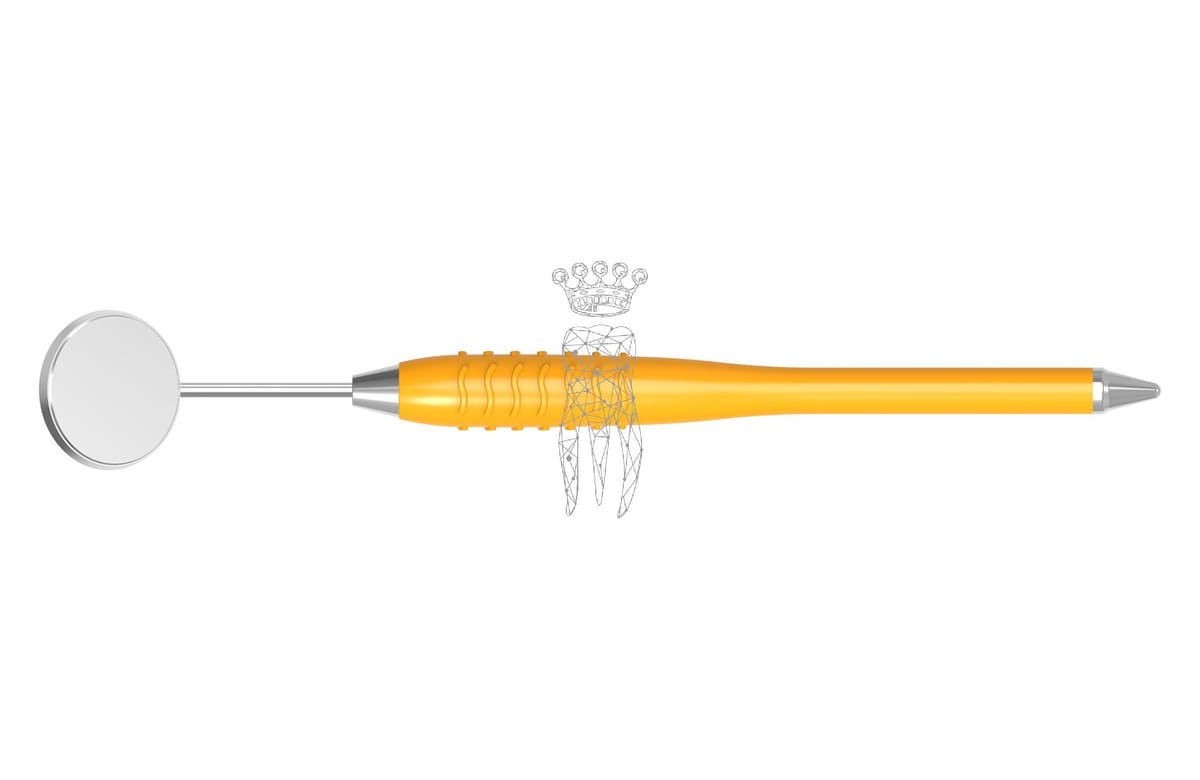 Mundspiegelgriff 12cm cone socket Colori-Silicon – Carl Martin, Mouth Mirrors and Accessories