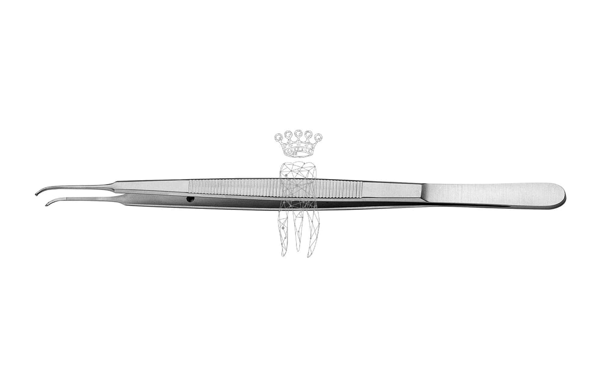 MIKRO-Pinzette 0.8 mm gebogen – Carl Martin, Pinzetten