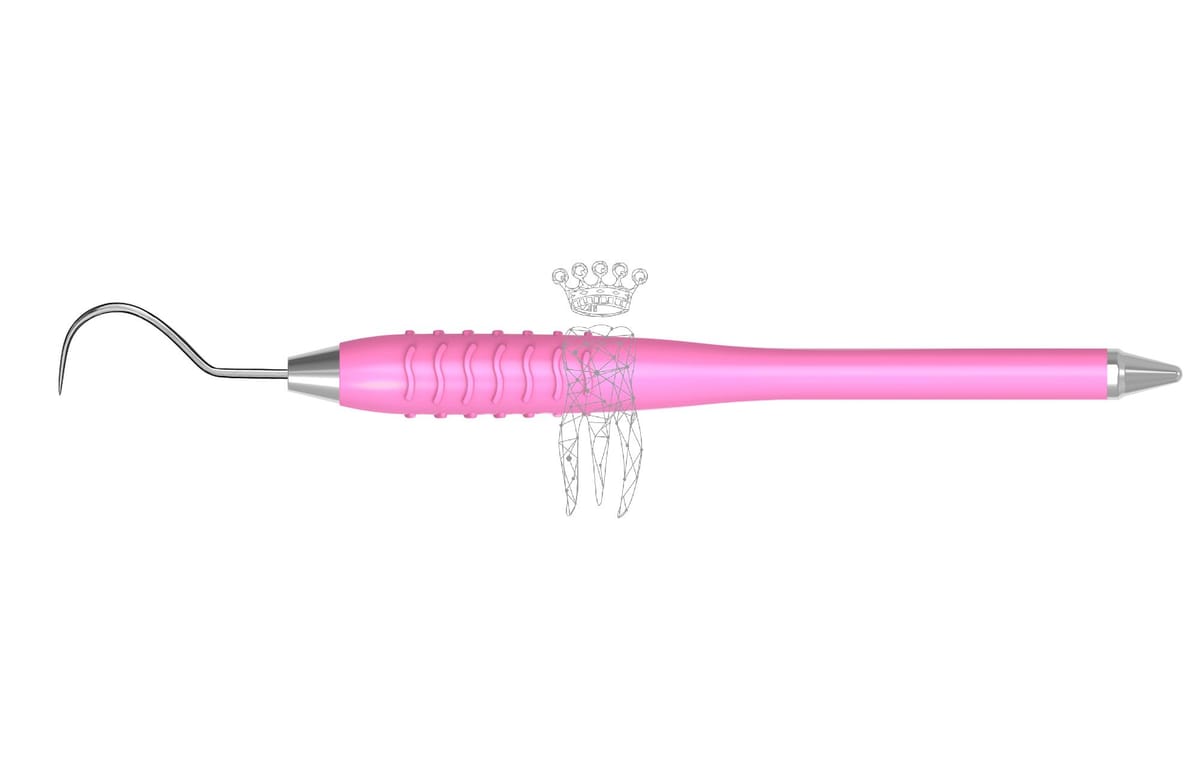 Zahnsonde einendig Kuhhorn Fig. 23 Colori-Silicon – Carl Martin, Sonden