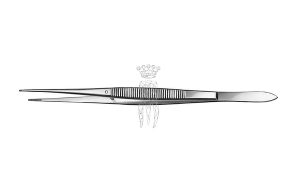 Pinzette gerade gerieft 16cm