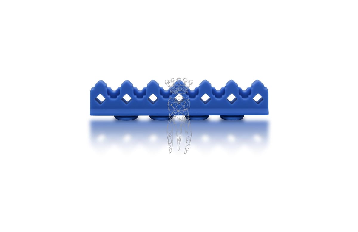 Silikon Auflage f. 3029-S + CLIP-S 6 Instrumente - hellblau – Carl Martin, Accessories for Cartridge Syringes