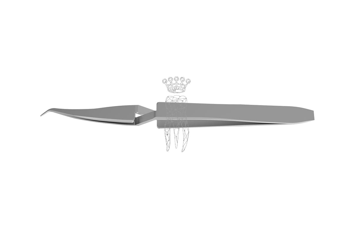 Bukkalröhrchen-Platzierpinzette gerade extra fein – Carl Martin, Bonding Tweezers