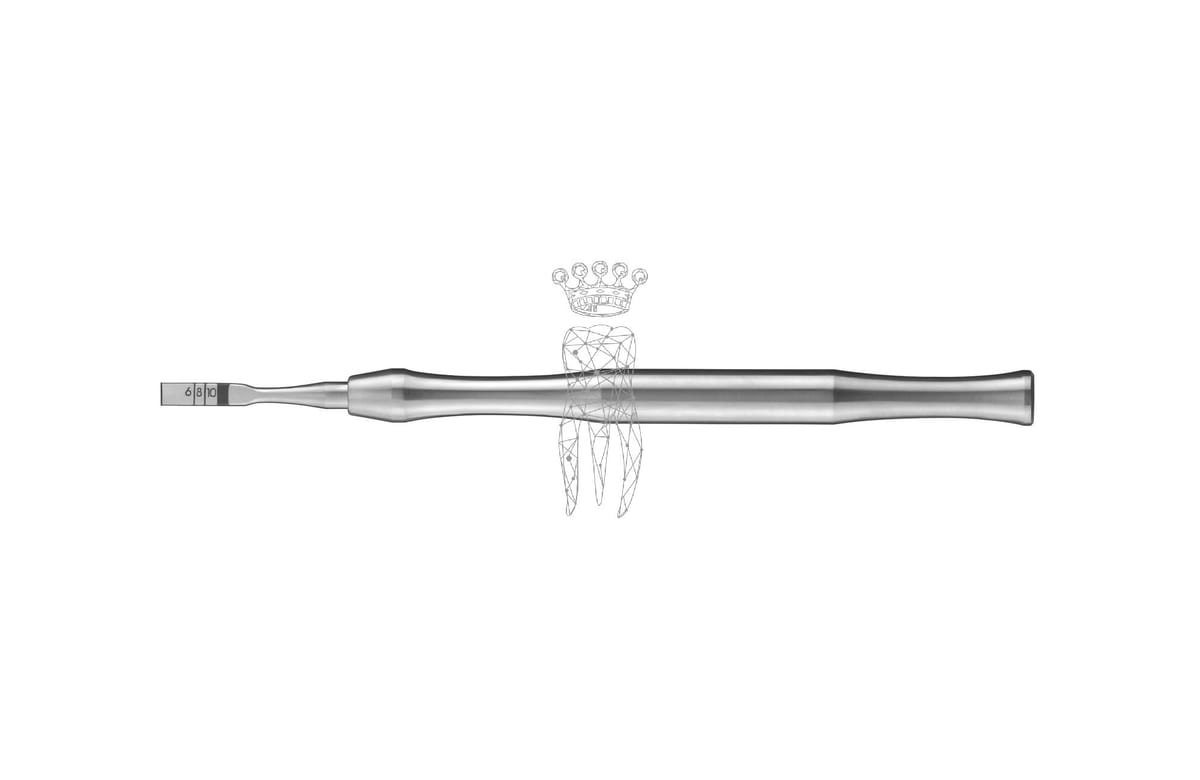 OSTEOTOM gerade Knochenmeißel 4.0mm – Carl Martin