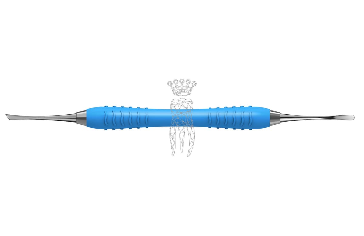 Raspatorium MINI-GLICKMAN Colori-Silicon Klinge 3.0mm / Raspa: 3.0mm – Carl Martin, Raspatorien - Elevatorien