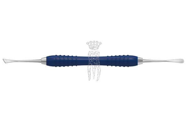 Raspatorium GLICKMAN Colori-Silicon Klinge 4.0mm / Raspa: 4.0mm