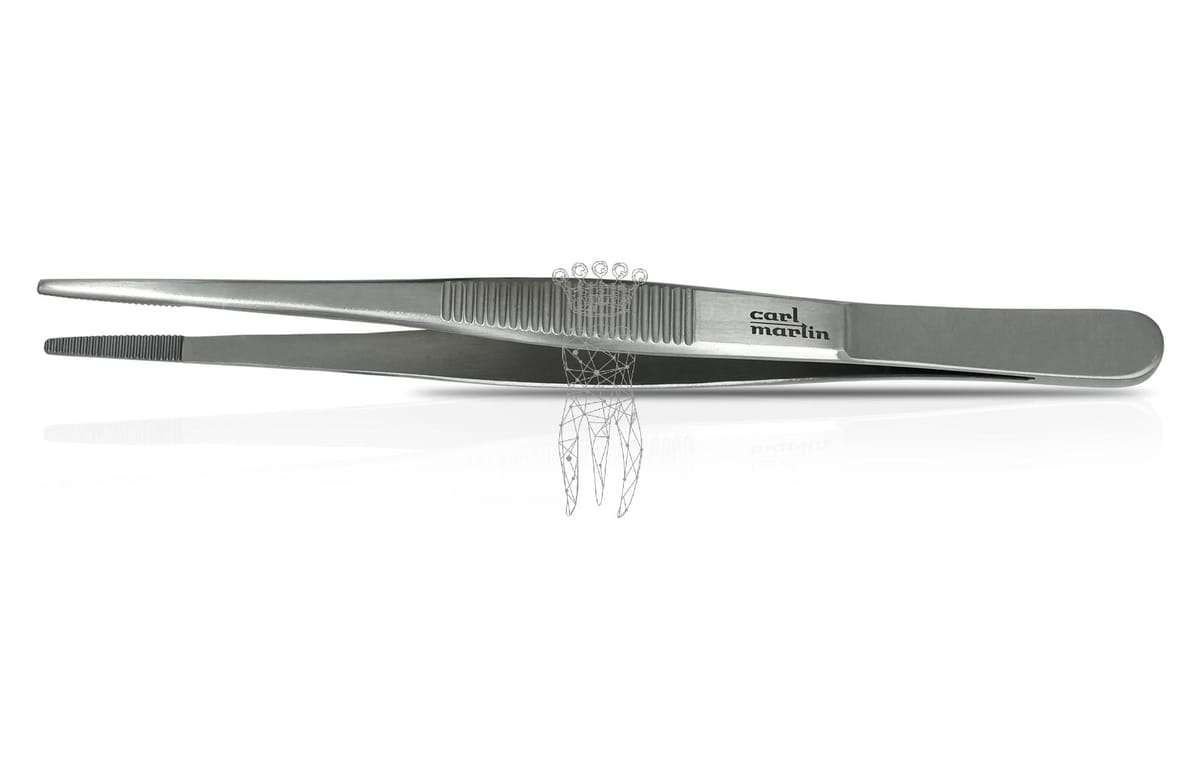 Pinzette anatomisch 13cm – Carl Martin, Pinzetten