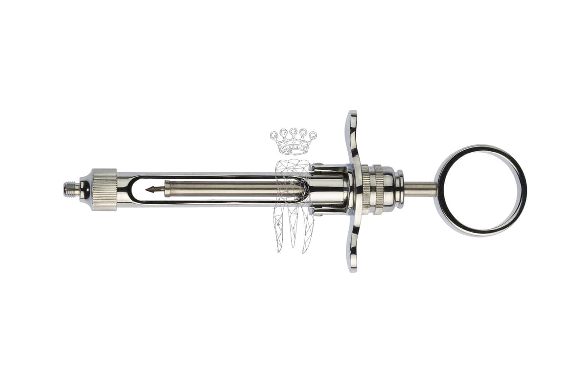 Zylinderampullenspritze 2.2ml metrisches Gewinde - mit Selbstaspiration – Carl Martin, Cartridge Syringes