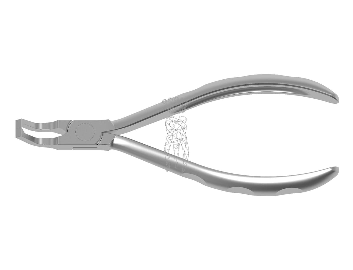 Lingual Bracket Entfernungszange 14cm abgewinkelt, für alle Bracketmaterialien – Carl Martin, Other Instruments