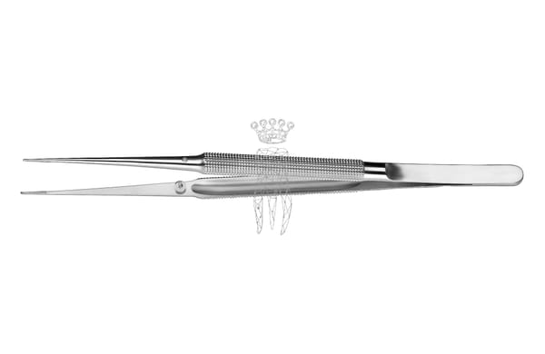 MIKRO-Pinzette 0.8 mm gerade Rundgriff