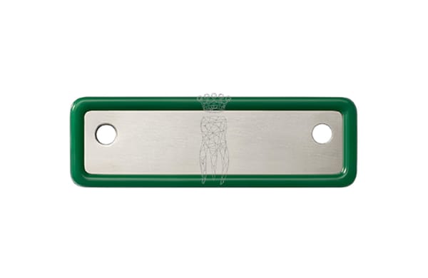 Kennzeichnungsschild grün für Steri-Wash-Trays 3029