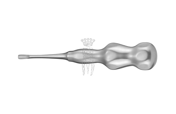 Luxationsinsinstrument Handform gebogen 5.0mm