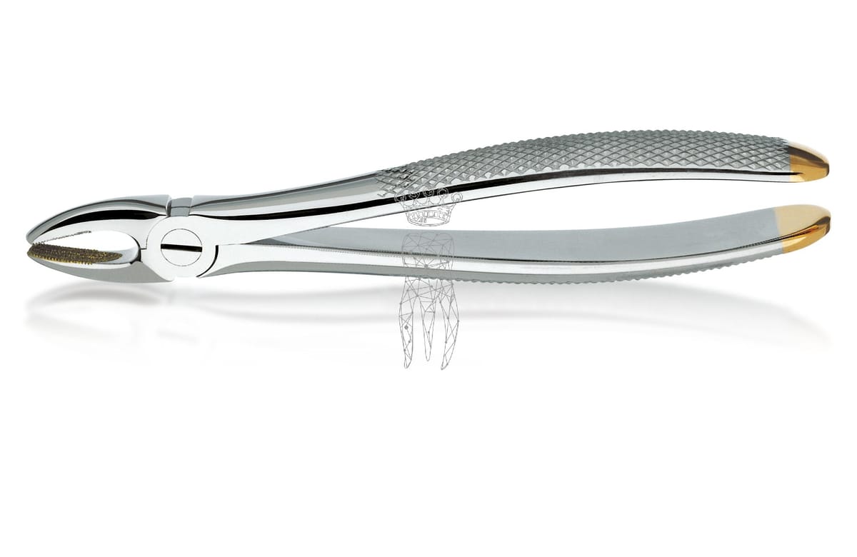 Zahnzange - diamantiert OK-Schneide-/Eckzähne – Carl Martin, Diamond-Coated Extraction Forceps