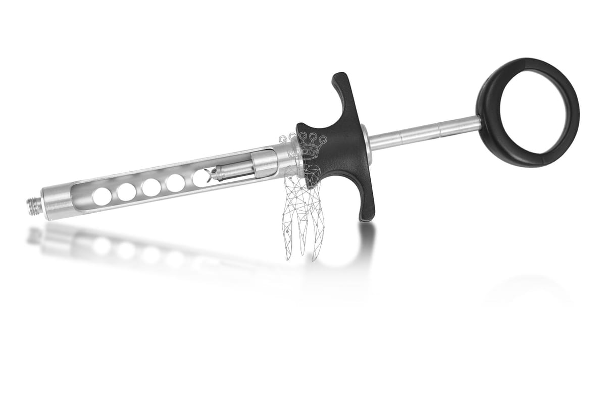Zylinderampullenspritze CRAW schwarz – Carl Martin, Cartridge Syringes