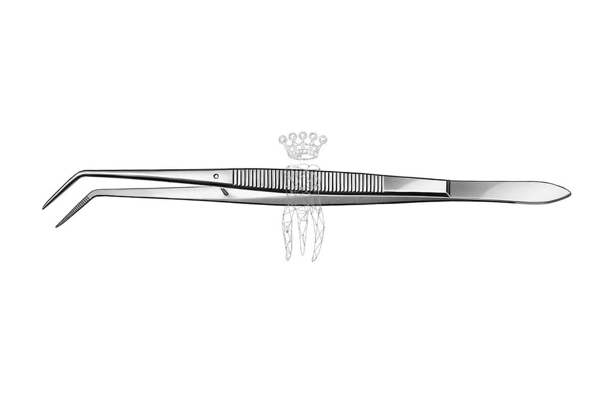 Pinzette gerieft Flagg – Carl Martin, Pinzetten