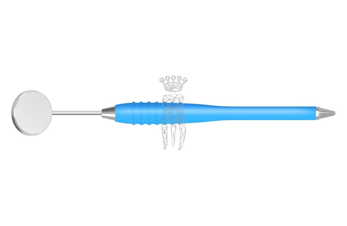 Mundspiegelgriff 12cm cone socket Colori-Silicon – Carl Martin, Mundspiegel und Zubehör
