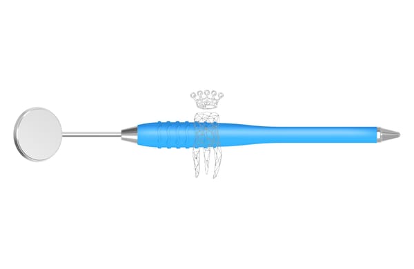 Mundspiegelgriff 12cm cone socket Colori-Silicon