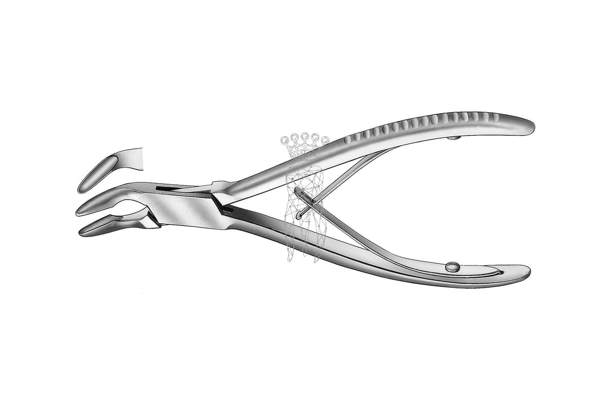 Hohlmeisselzange Blumenthal 45° – Carl Martin, Sonstige chirurgische Instrumente