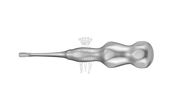 Luxationsinsinstrument Handform gerade 5.0mm