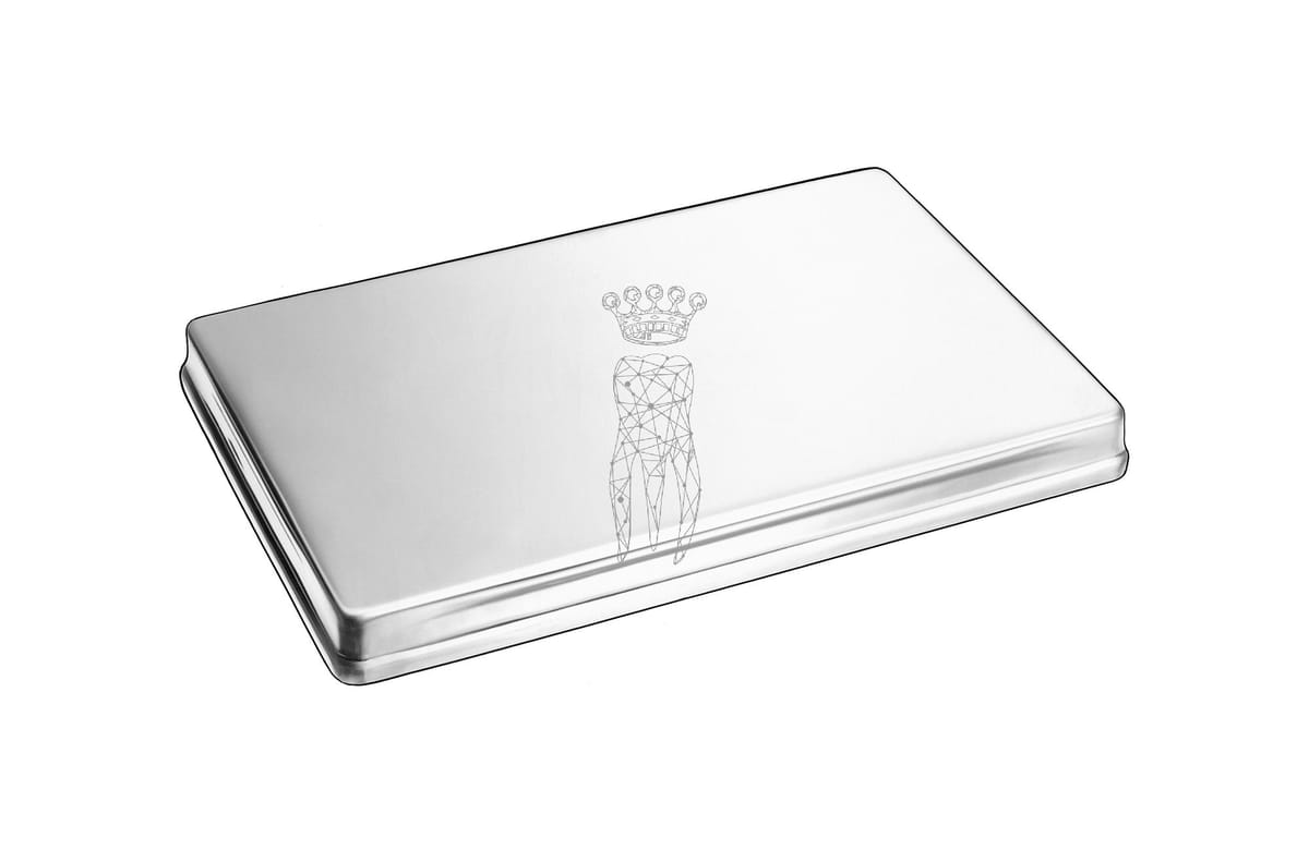 Normtray-Oberteil Edelstahl rostfrei 288x187mm – Carl Martin, Trays, Sterilization Containers and Accessories