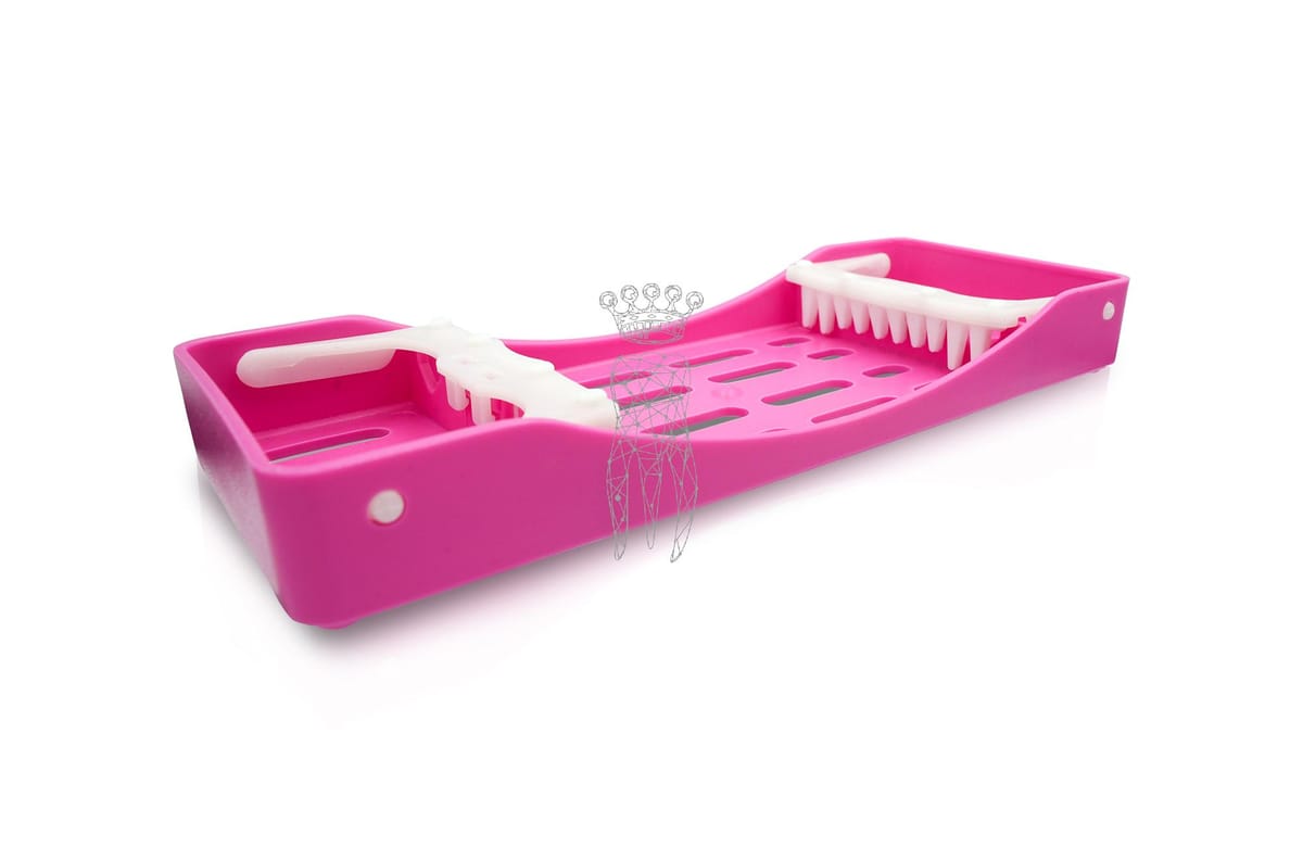 SteriWashTray pink 5 Instrumente 208 x 82 x 26mm – Carl Martin, Trays, Sterilcontainer und Zubehör
